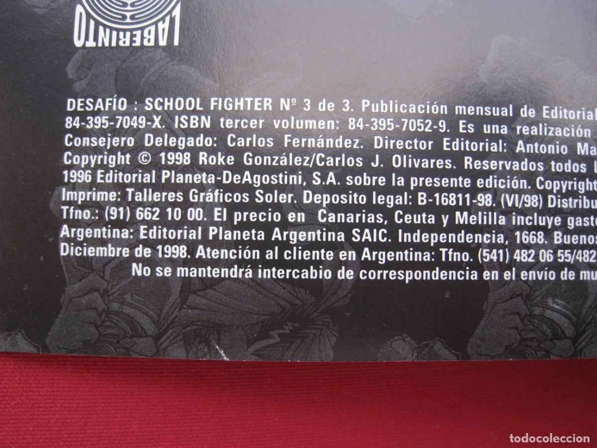 C&oacute;mics: DESAFIO - SCHOOL FIGHTER - N&ordm; 3 - PLANETA. - Foto 7