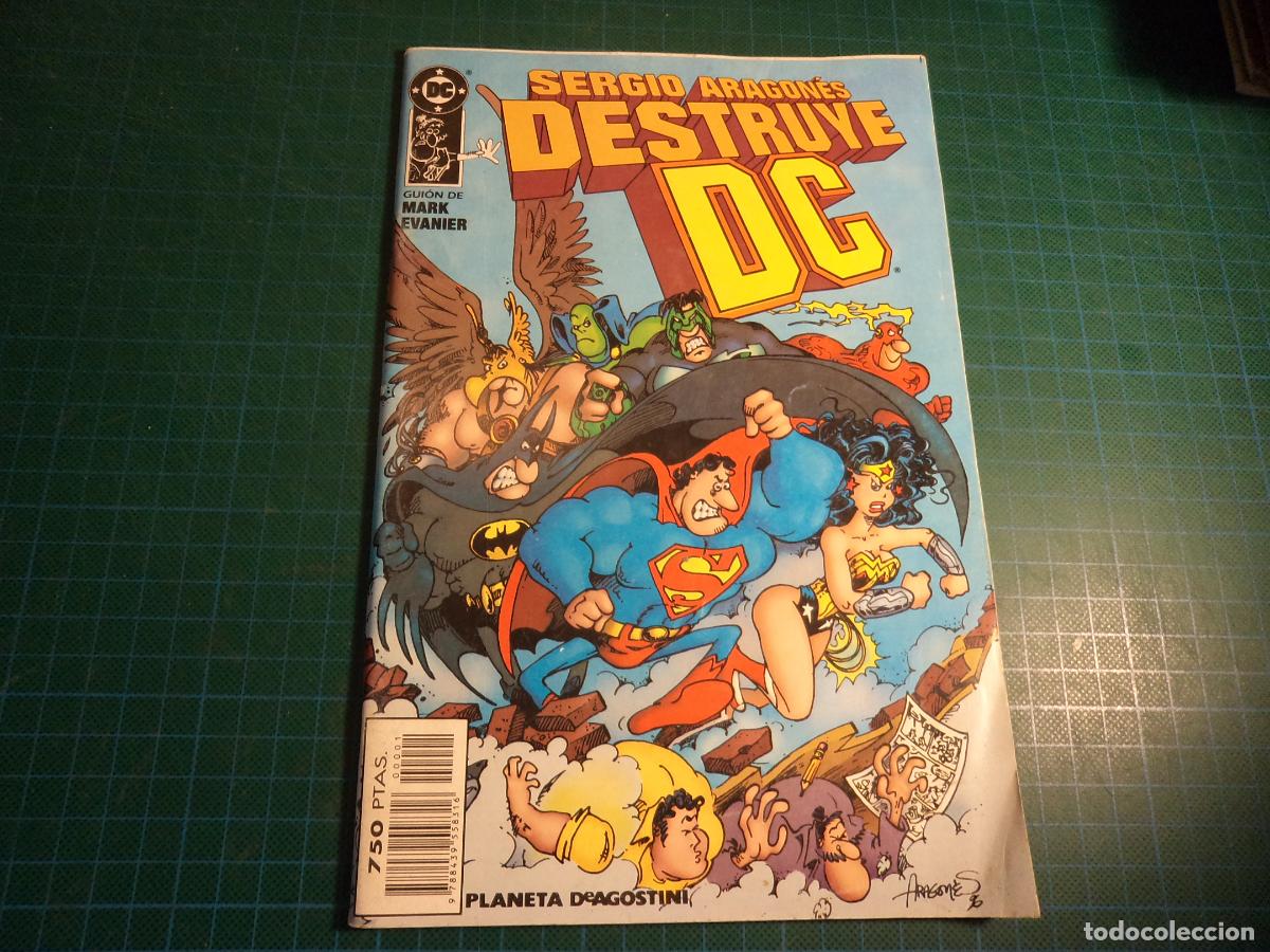 C&oacute;mics: Sergio Aragones. Masacra Marvel Destruye DC. Planeta. (Ref. 10-B) - Foto 2
