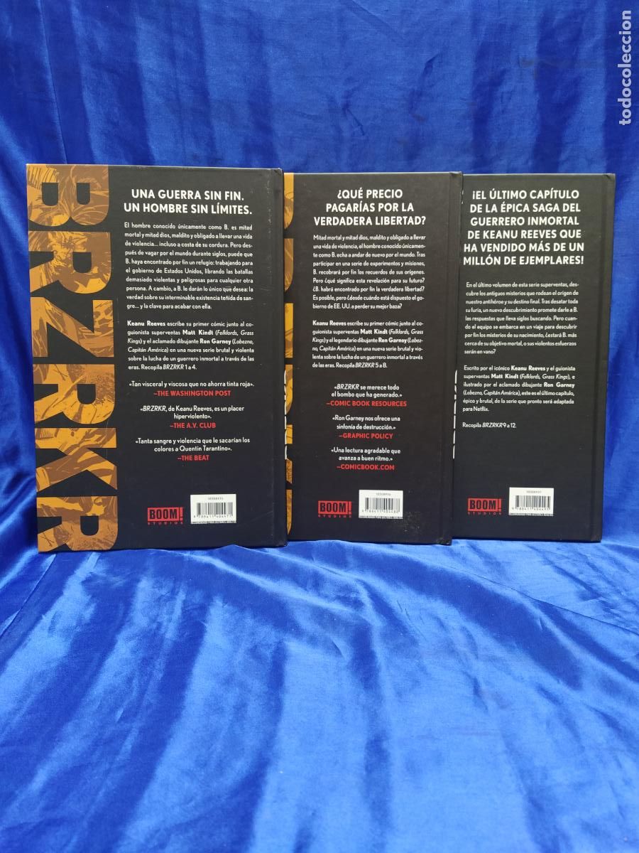 C&oacute;mics: COMICS BRZRKR COMPLETA, TRES TOMOS - Foto 2