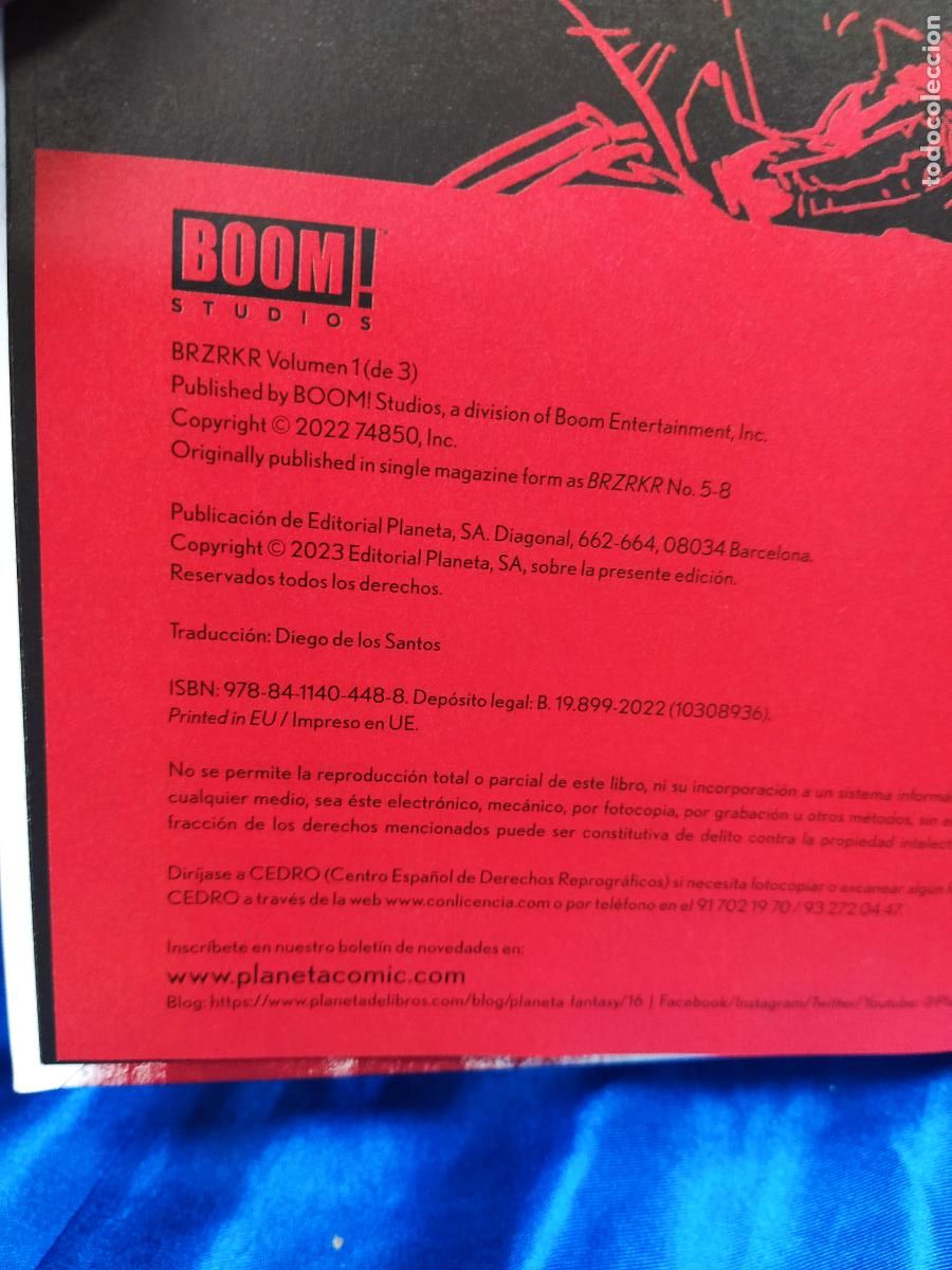 C&oacute;mics: COMICS BRZRKR COMPLETA, TRES TOMOS - Foto 10