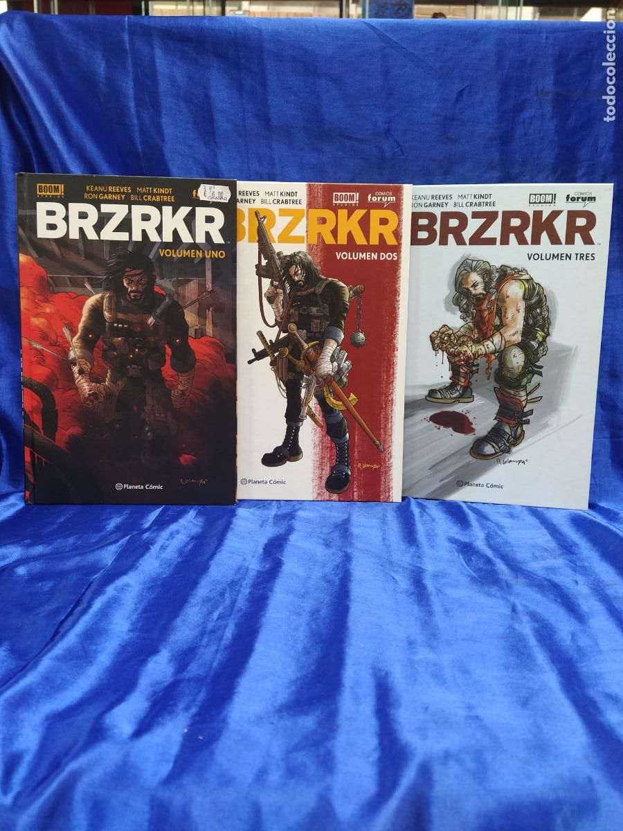 C&oacute;mics: COMICS BRZRKR COMPLETA, TRES TOMOS - Foto 1
