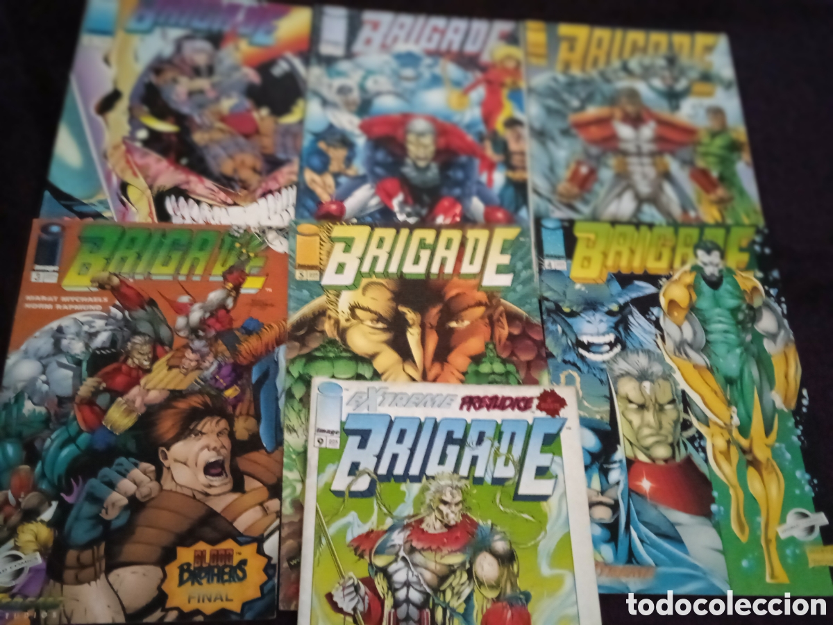 C&oacute;mics: BRIGADE LOTE DE 7 EJEMPLARES -ED. PLANETA IMAGE WORLD COMICS 1996 - Foto 1