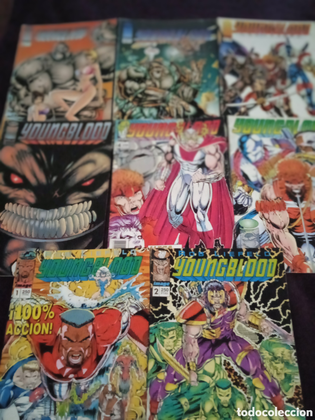 C&oacute;mics: YOUNGBLOOD, LOTE DE 8 EJEMPLARES -ED. PLANETA - IMAGE - Foto 1
