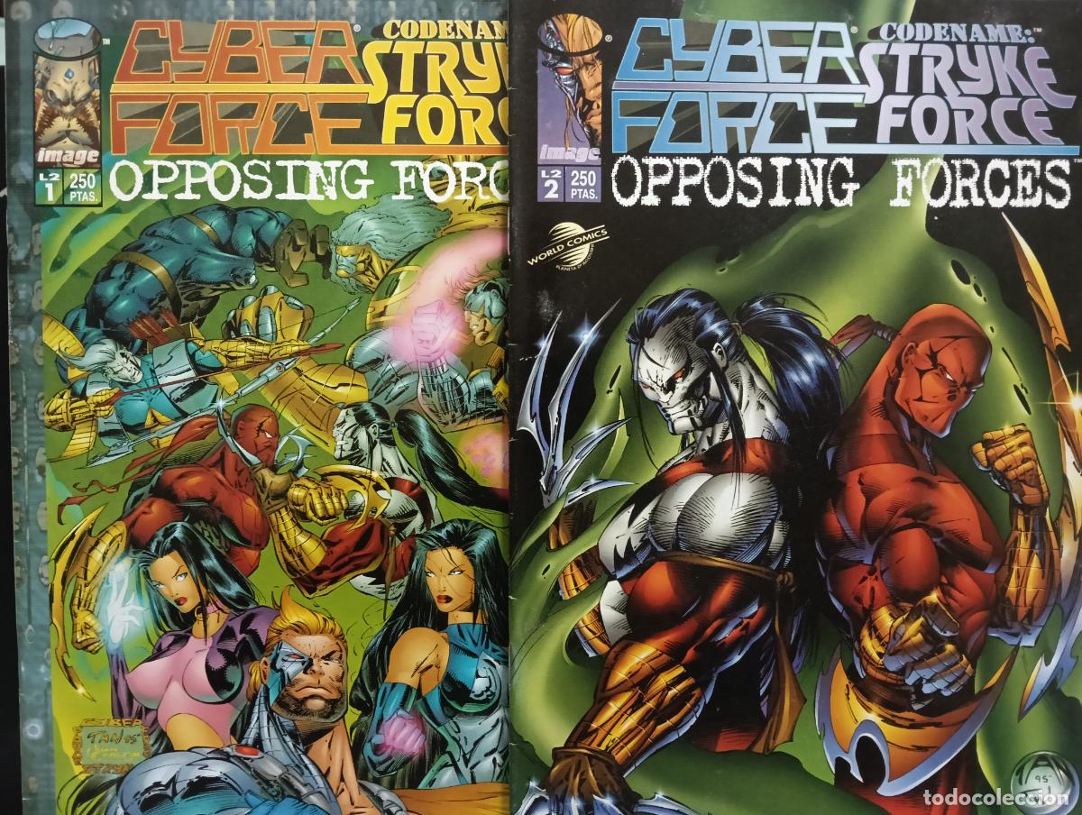 C&oacute;mics: CYBER FORCE CODENAME STRYKE FORCE OPPOSING FORCES &iexcl;COMPLETA! 1 y 2 PLANETA - Foto 1