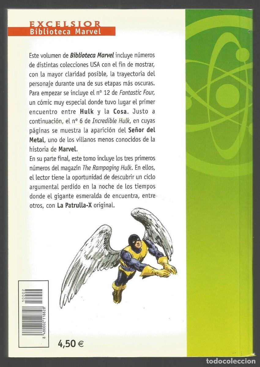C&oacute;mics: lote de 3 c&oacute;mics (1 a 3) de HULK - BIBLIOTECA MARVEL EXCELSIOR FORUM 2004, excelentes - Foto 4