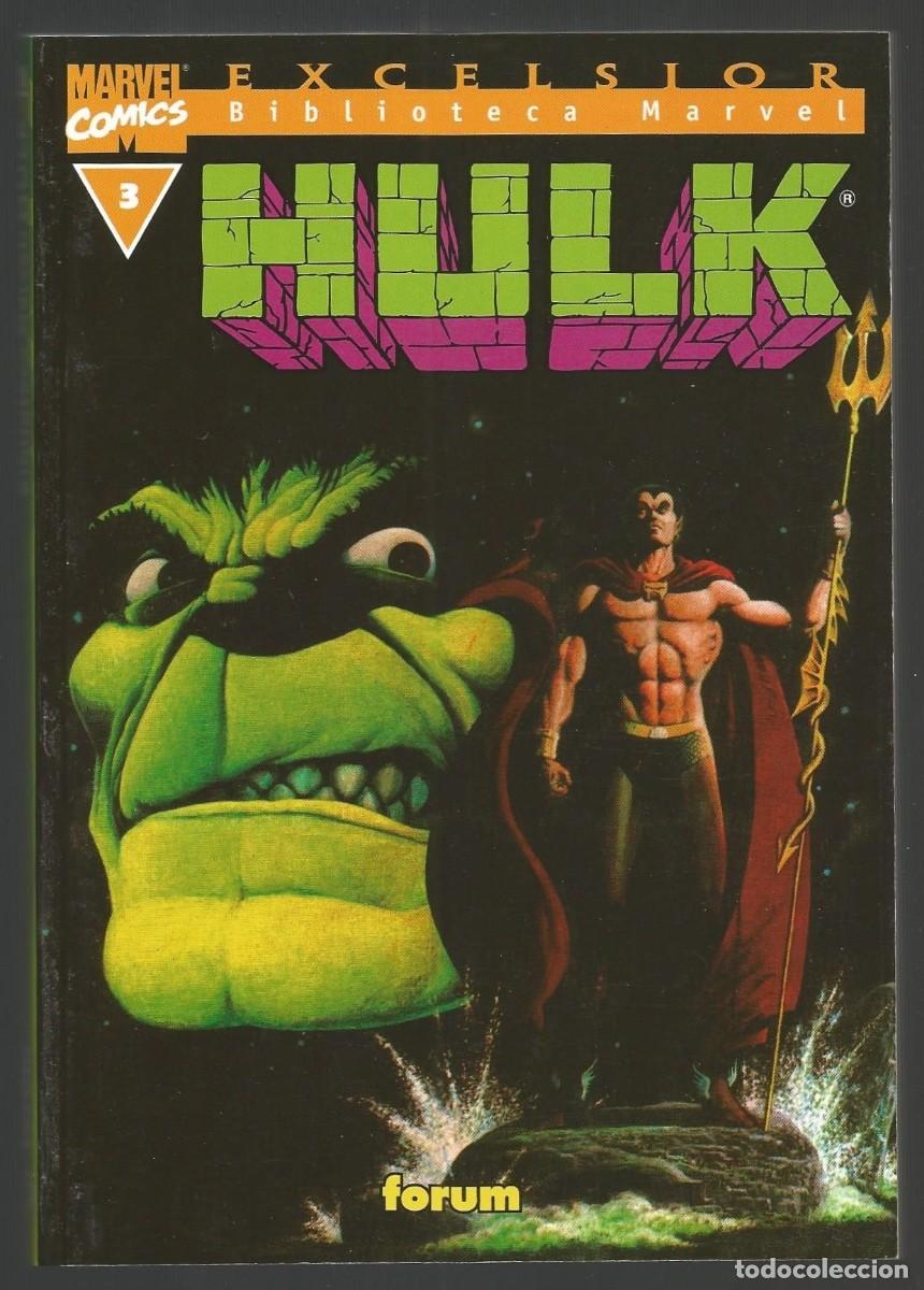 C&oacute;mics: lote de 3 c&oacute;mics (1 a 3) de HULK - BIBLIOTECA MARVEL EXCELSIOR FORUM 2004, excelentes - Foto 5