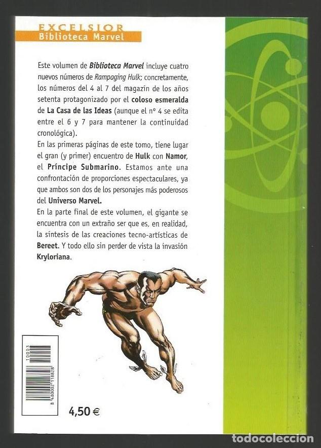 C&oacute;mics: lote de 3 c&oacute;mics (1 a 3) de HULK - BIBLIOTECA MARVEL EXCELSIOR FORUM 2004, excelentes - Foto 6