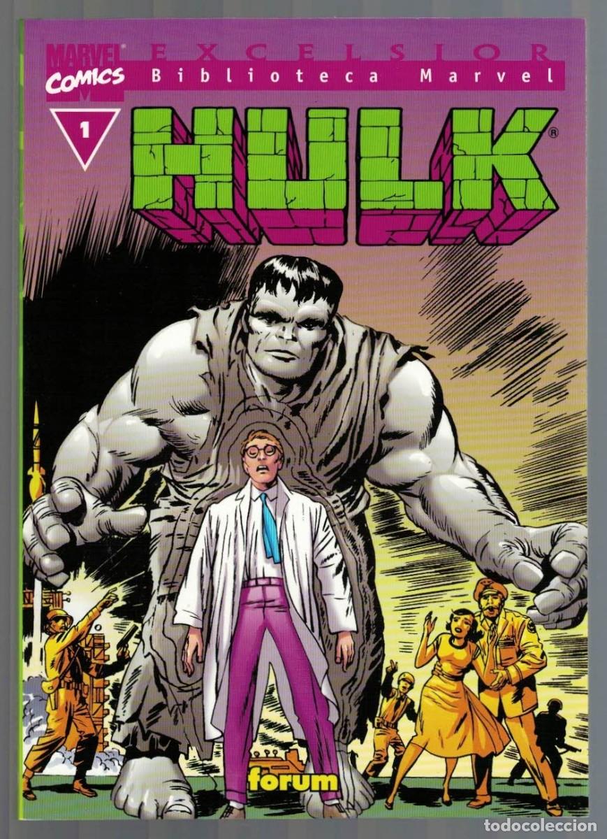 C&oacute;mics: lote de 3 c&oacute;mics (1 a 3) de HULK - BIBLIOTECA MARVEL EXCELSIOR FORUM 2004, excelentes - Foto 1