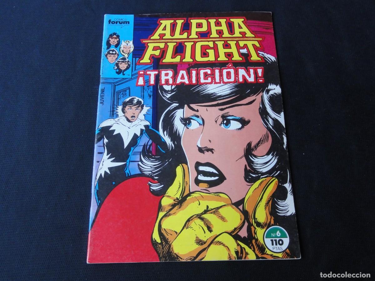 C&oacute;mics: ALPHA FLIGHT. N&ordm; 6. A&Ntilde;O 1985-1992. MARVEL COMICS PLANETA. C-11B - Foto 1