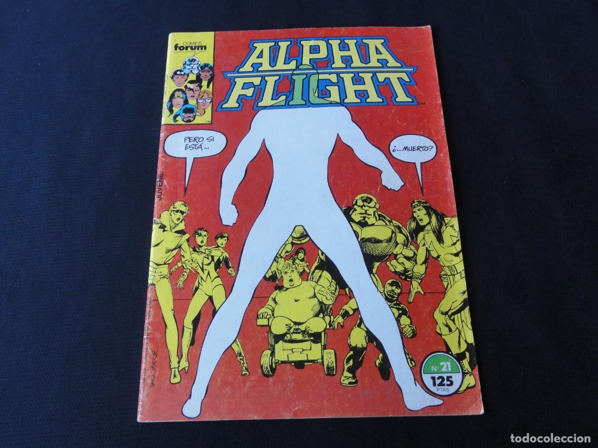 C&oacute;mics: ALPHA FLIGHT. N&ordm; 21. A&Ntilde;O 1985-1992. MARVEL COMICS PLANETA. C-10B - Foto 1