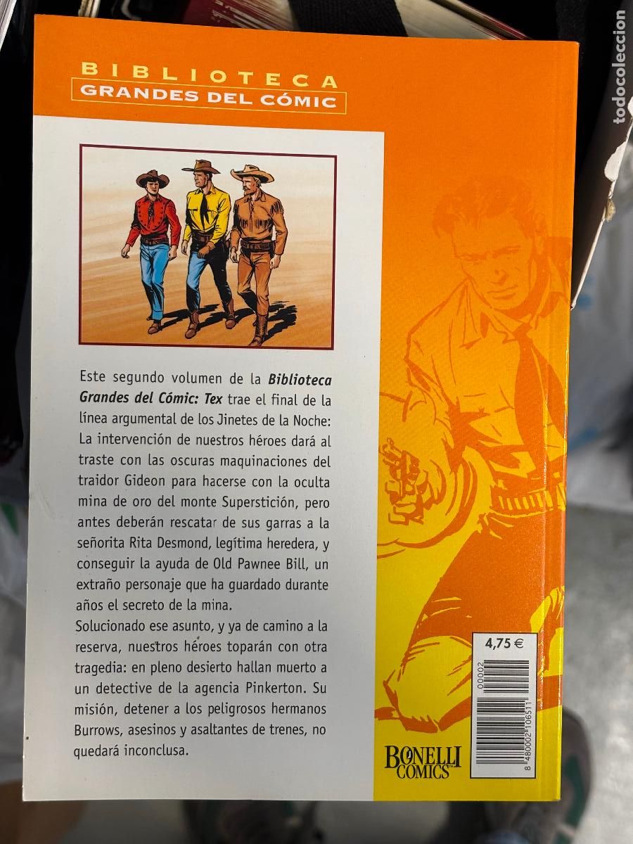 C&oacute;mics: TEX # 2, BIBLIOTECA GRANDES DEL C&Oacute;MIC, PLANETA-DEAGOSTINI - Foto 2