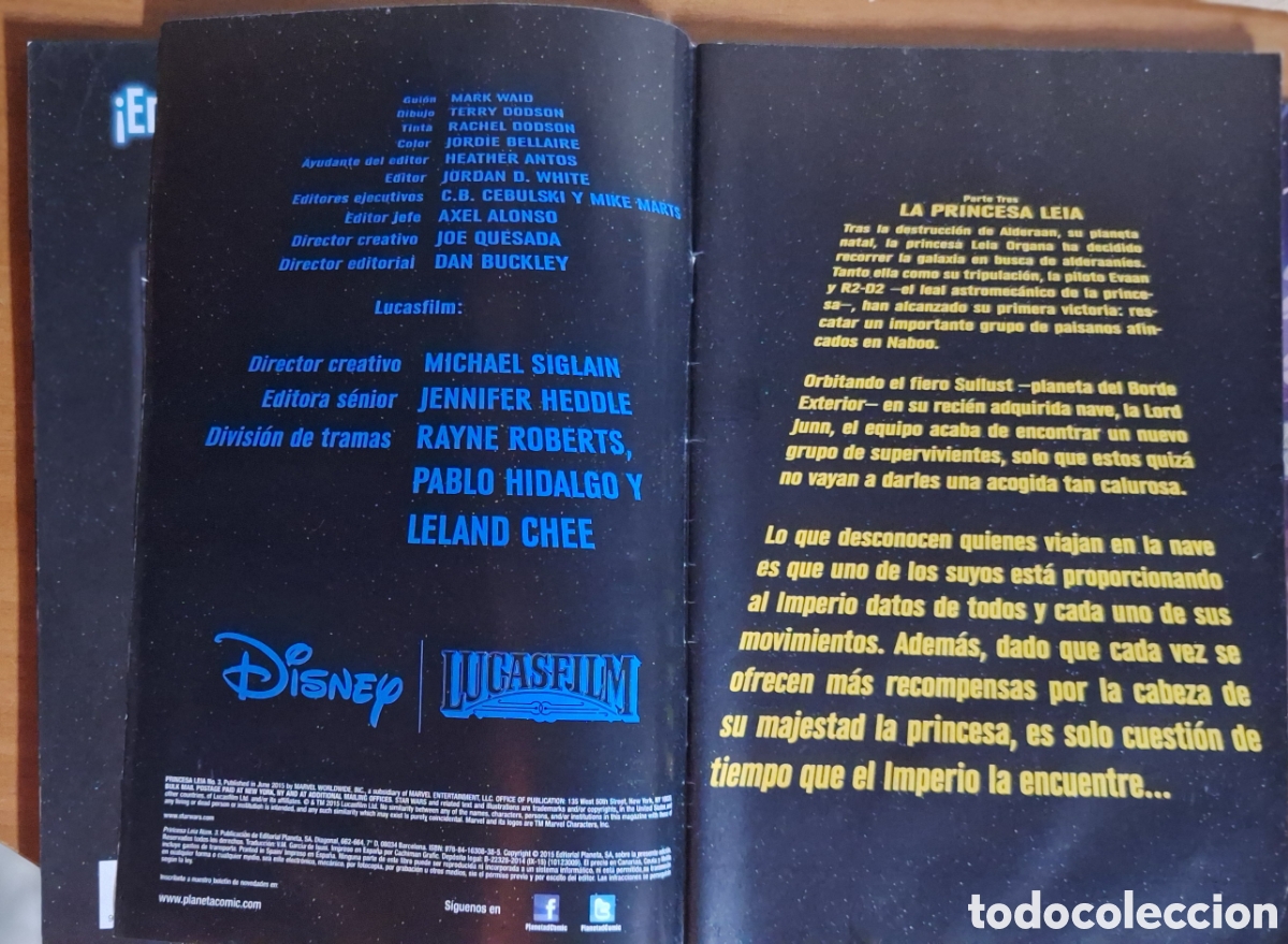 C&oacute;mics: STAR WARS - PRINCESA LEIA - COMPLETA - NUMEROS 1 AL 5 PLANETA COMIC - Foto 6