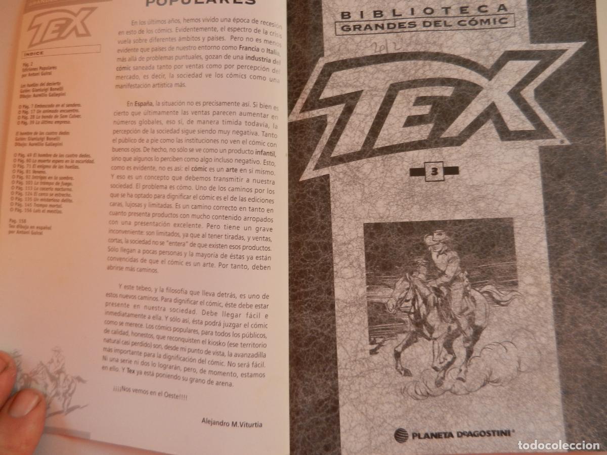 C&oacute;mics: TEX N&ordm; 3 -BIBLIOTECA GRANDES DEL COMIC -PLANETA 2003 - Foto 2