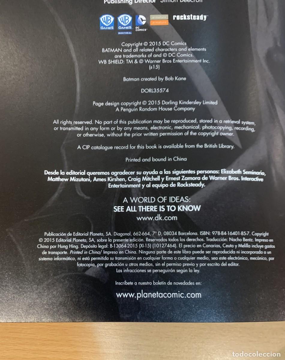 C&oacute;mics: LIBRO GU&Iacute;A VISUAL DEFINITIVA DE BATMAN UNIVERSO ARKHAM. PLANETA DC COMICS, 2015 - Foto 5