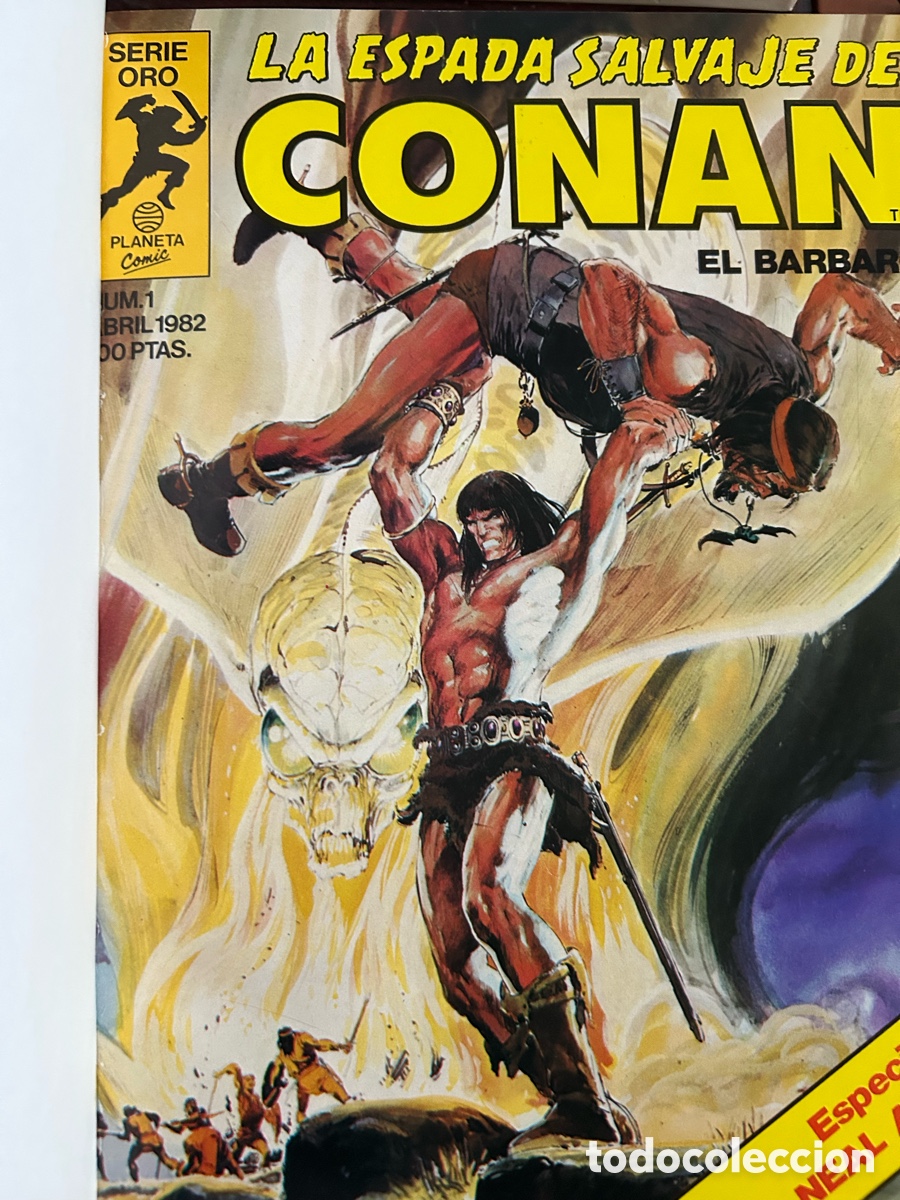 C&oacute;mics: CONAN TRES TOMOS CON 10 N&Uacute;MEROS - Foto 2