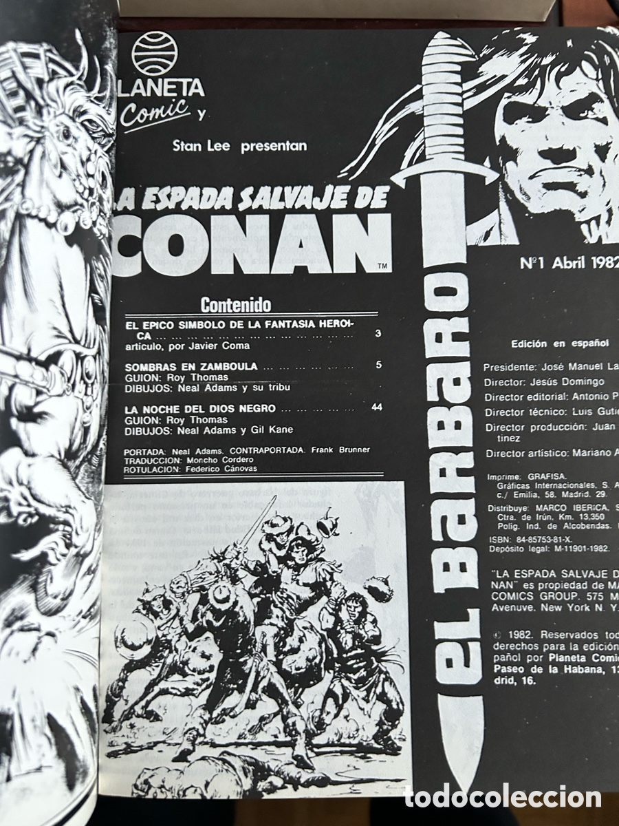 C&oacute;mics: CONAN TRES TOMOS CON 10 N&Uacute;MEROS - Foto 3