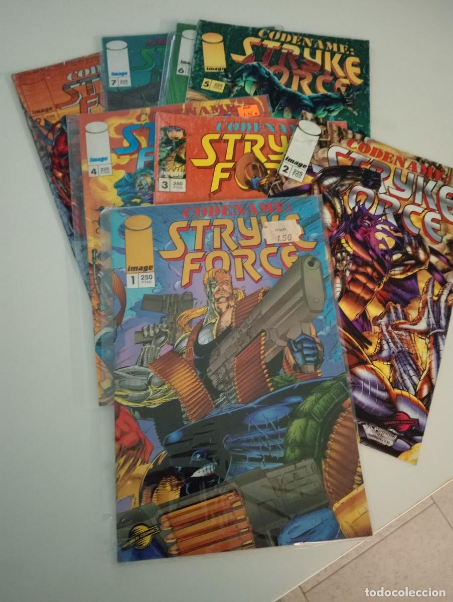 C&oacute;mics: CASI COMPLETA. CODENAME: STRYKE FORCE. 8 EJEMPLARES (DE 9). GRAPA. PLANETA. WORLD C&Oacute;MICS. IMAGE.1995 - Foto 1