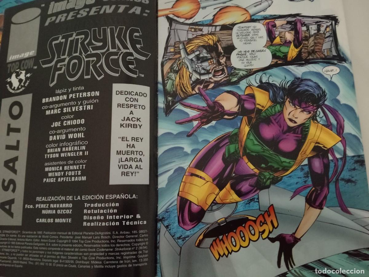 C&oacute;mics: CASI COMPLETA. CODENAME: STRYKE FORCE. 8 EJEMPLARES (DE 9). GRAPA. PLANETA. WORLD C&Oacute;MICS. IMAGE.1995 - Foto 10