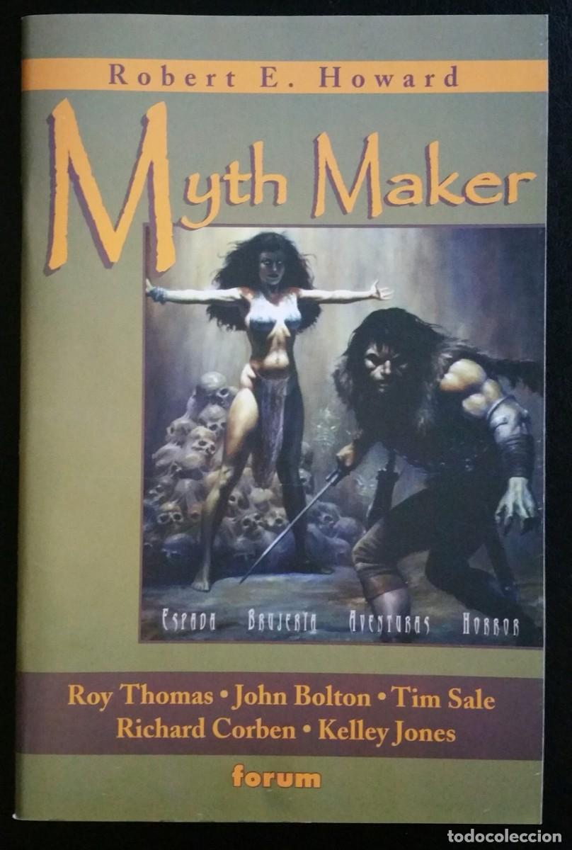 C&oacute;mics: MYTH MAKER. Robert E.Howard. Numero &uacute;nico. 1&ordf; edici&oacute;n. Planeta DeAgostini 2000 - Foto 1