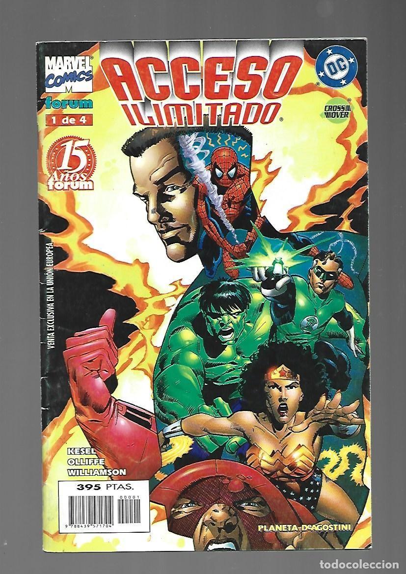 Comics: Acceso ilimitado 1 de 4, 1998, Planeta DeAgostini, muy buen estado