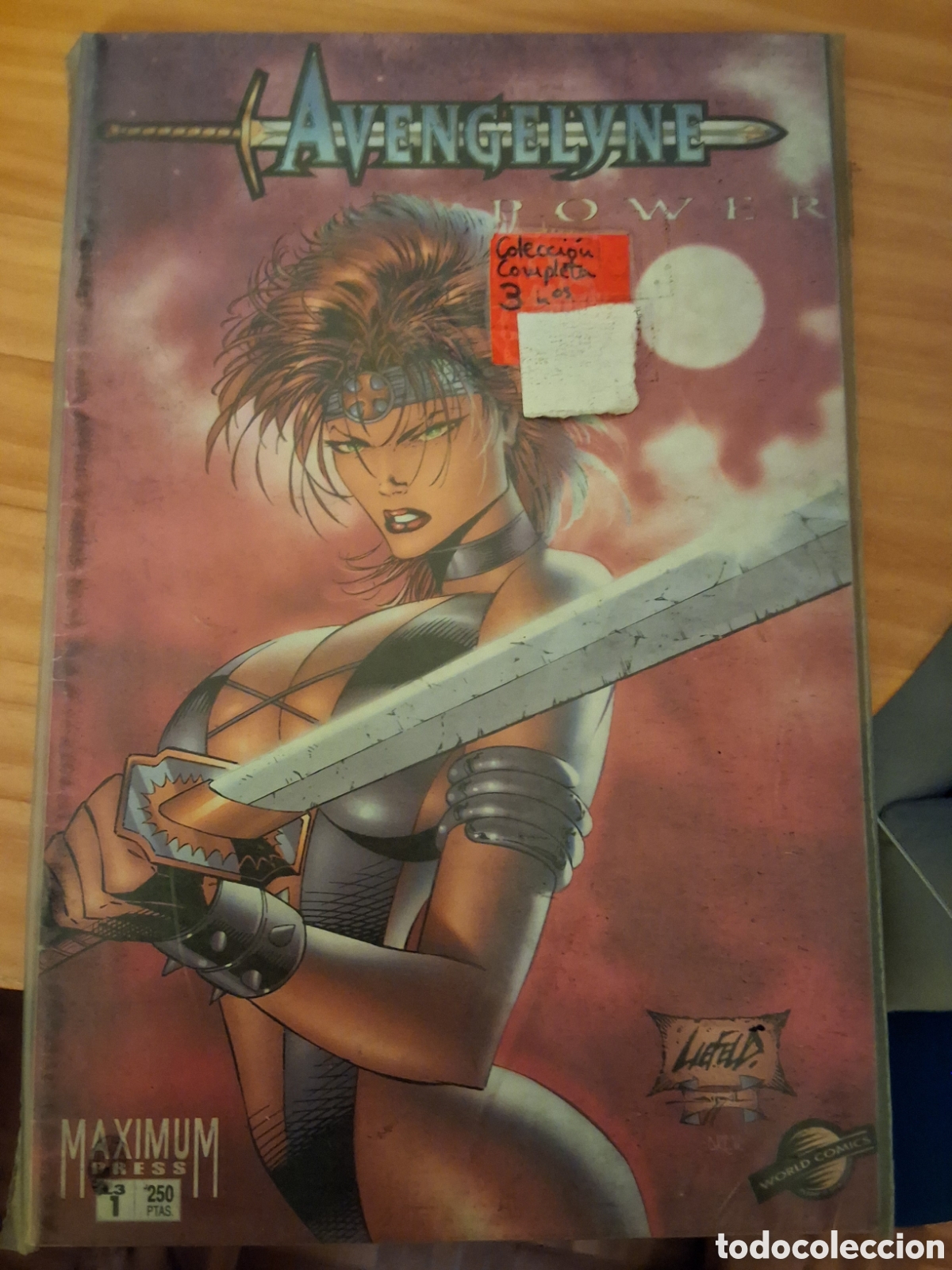 Comics : Avengelyne comic power coleccion completa 3 n&uacute;meros edita World comics