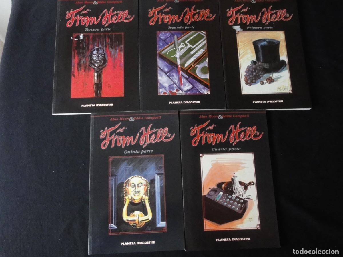 C&oacute;mics: FROM HELL COMPLETA EN 5 TOMOS. NUEVOS. A&Ntilde;O 2000. COMICS PLANETA. C-16B - Foto 3
