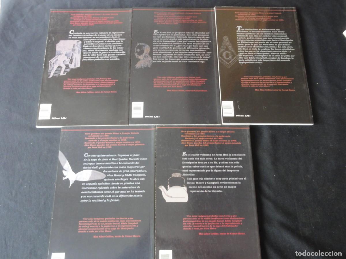 C&oacute;mics: FROM HELL COMPLETA EN 5 TOMOS. NUEVOS. A&Ntilde;O 2000. COMICS PLANETA. C-16B - Foto 4