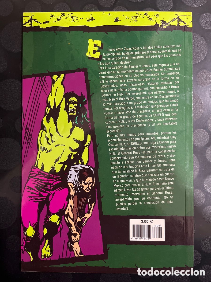 C&oacute;mics: COLECCIONABLE EL INCRE&Iacute;BLE HULK N.4 SOL DEL DESIERTO ( 2003/2004 ) - Foto 2