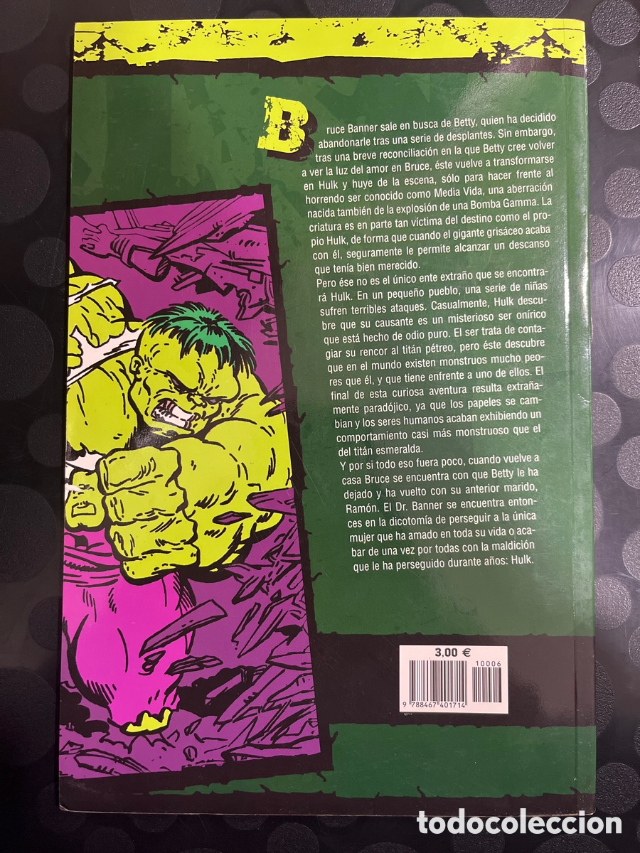 C&oacute;mics: COLECCIONABLE EL INCRE&Iacute;BLE HULK N.6 CALIDAD DE VIDA ( 2003/2004 ) - Foto 2
