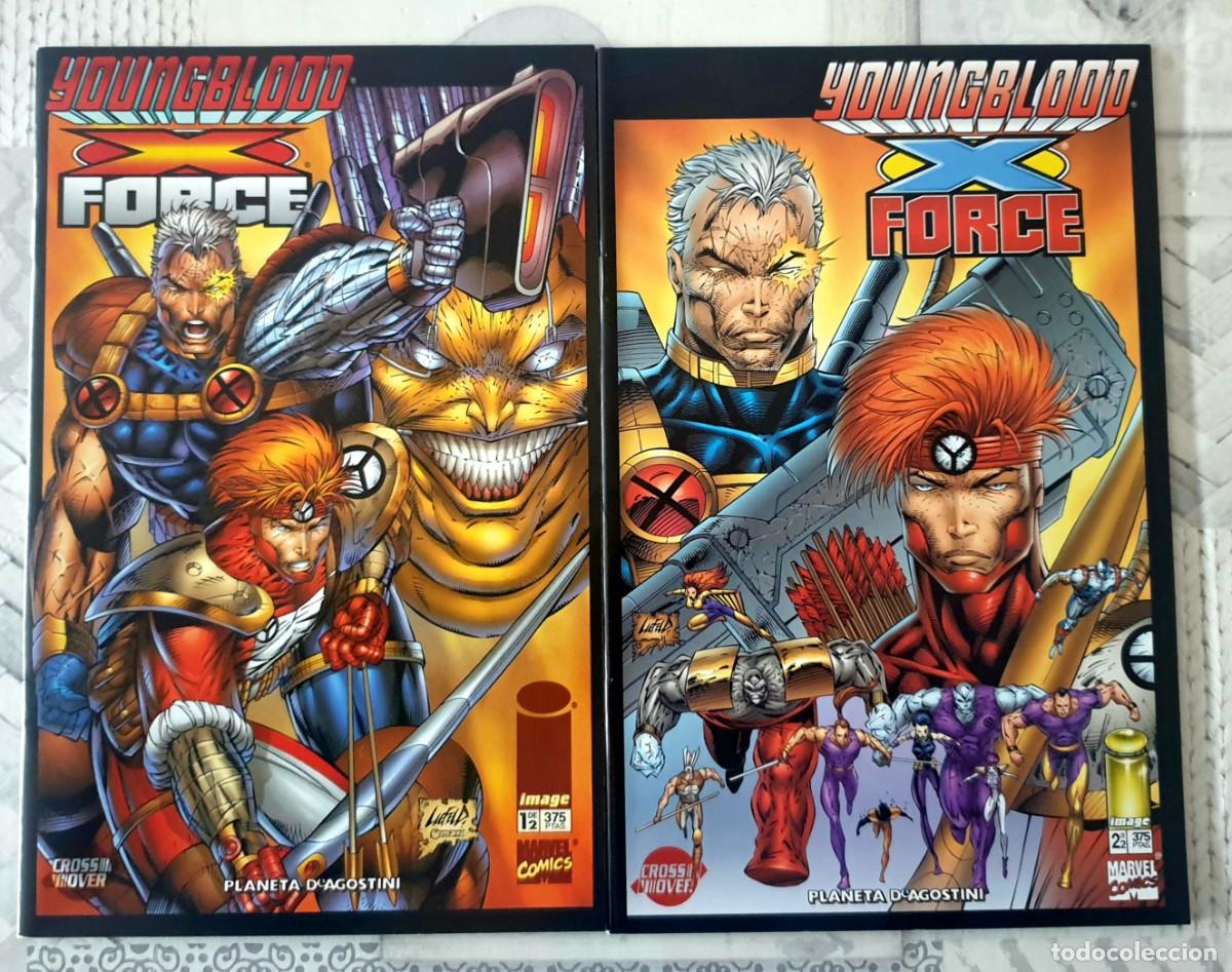 C&oacute;mics: YOUNGBLOOD / X-FORCE. Serie limitada de 2 comics. World Comics 1997 - Foto 1