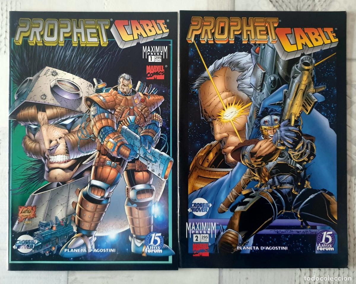 C&oacute;mics: PROPHET / CABLE. Serie limitada de 2 comics. World Comics 1998 - Foto 1