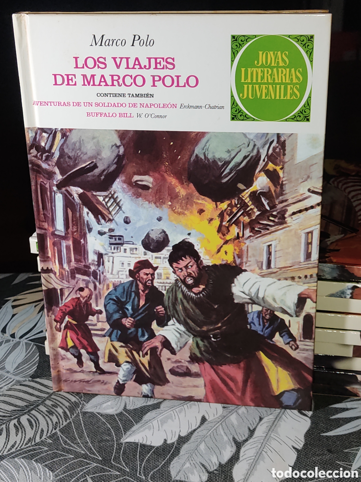 C&oacute;mics: Joyas literarias juveniles,tomo N&ordm;27,Los viajes de Marco Polo,tapa dura,Editorial Planeta.