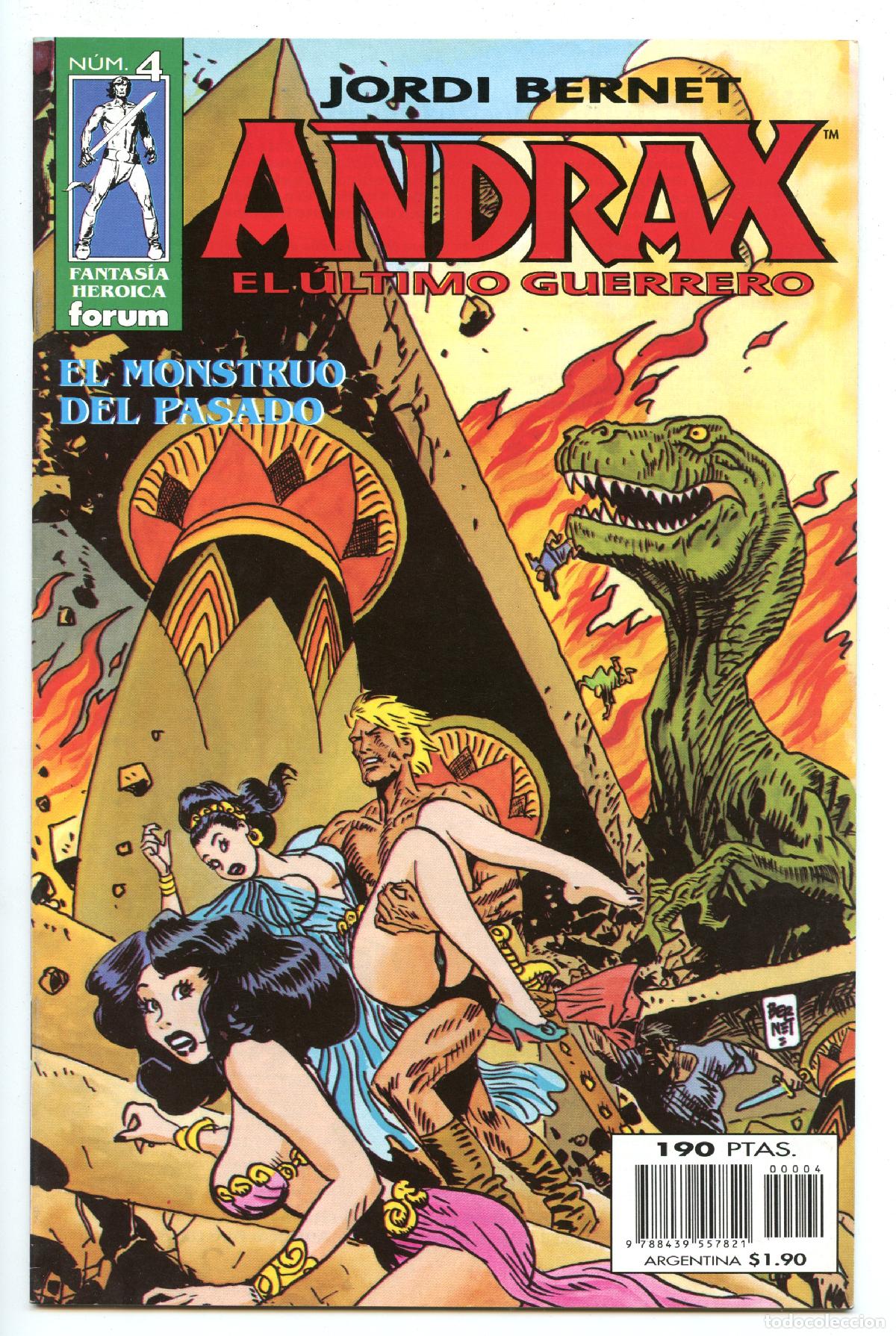 C&oacute;mics: ANDRAX - EL &Uacute;LTIMO GUERRERO n.4 (Planeta, 1997) - Foto 1