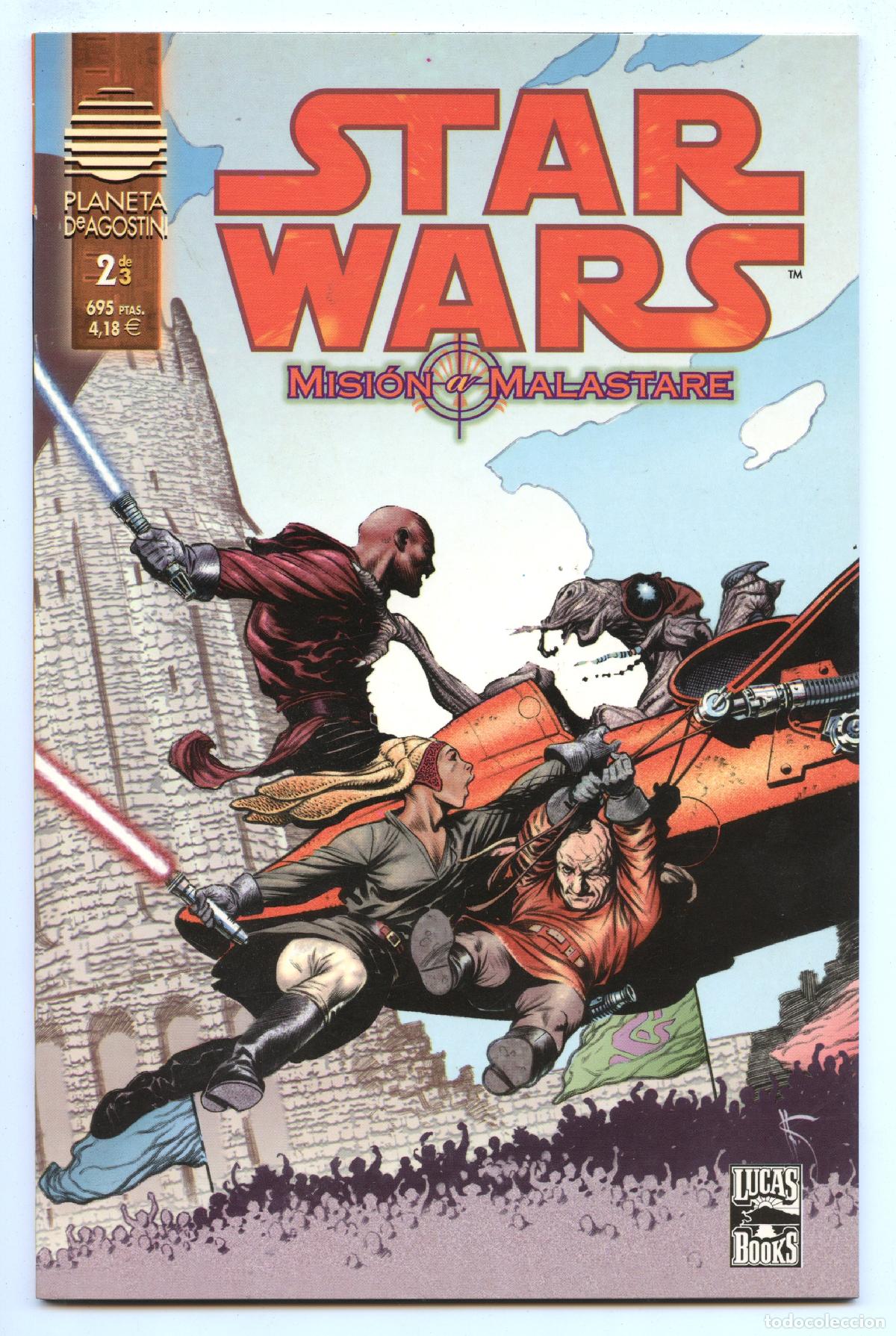 C&oacute;mics: STAR WARS - MISI&Oacute;N A MALASTARE n.2/3 (Planeta, 2000) - Foto 1