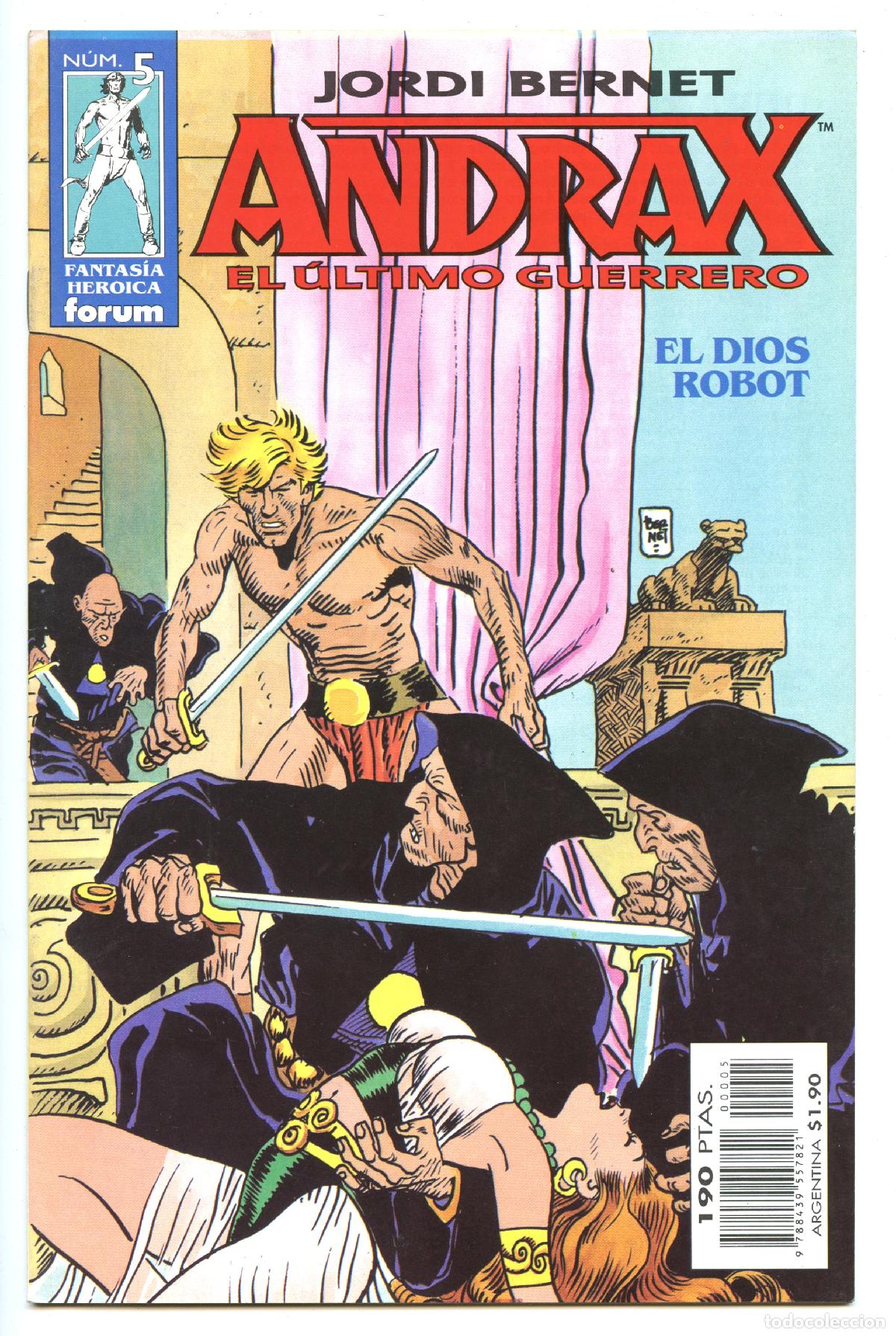 C&oacute;mics: ANDRAX - EL &Uacute;LTIMO GUERRERO n.5 (Planeta, 1997) - Foto 1