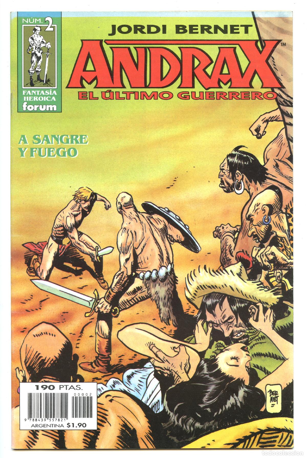 C&oacute;mics: ANDRAX - EL &Uacute;LTIMO GUERRERO n.2 (Planeta, 1997) - Foto 1