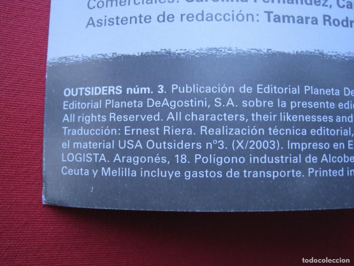 C&oacute;mics: OUTSIDERS - N&ordm; 3 - PLANETA. - Foto 3