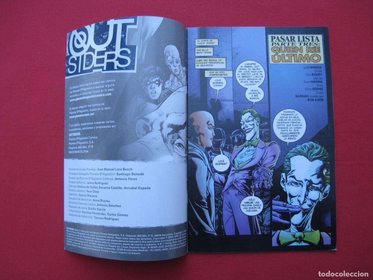 C&oacute;mics: OUTSIDERS - N&ordm; 3 - PLANETA. - Foto 4
