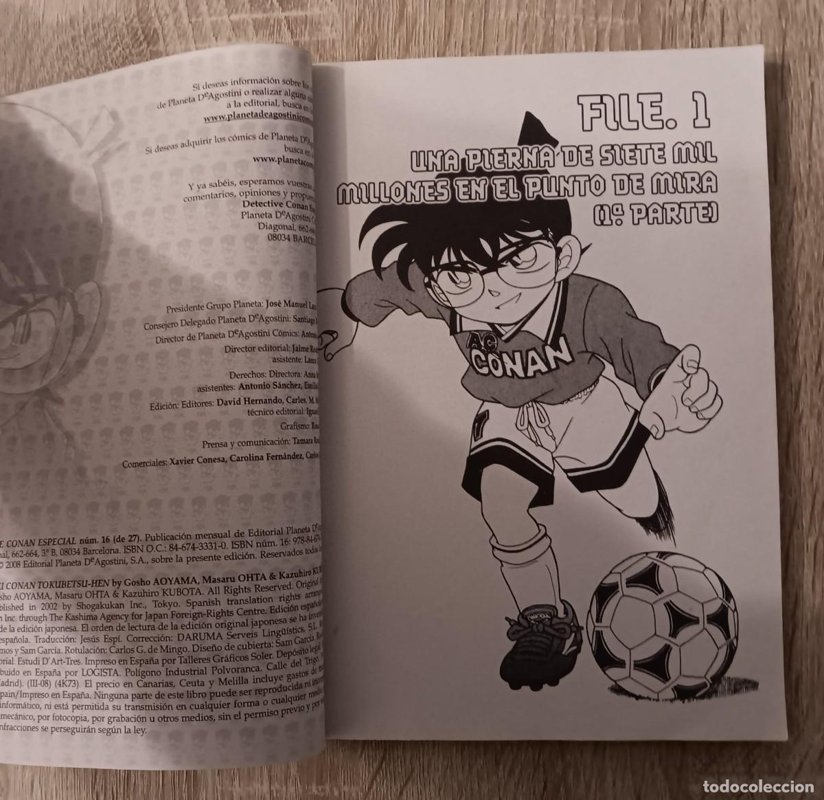 C&oacute;mics: COMIC DETECTIVE CONAN NUMERO 16 PLANETA DEAGOSTINI - Foto 4