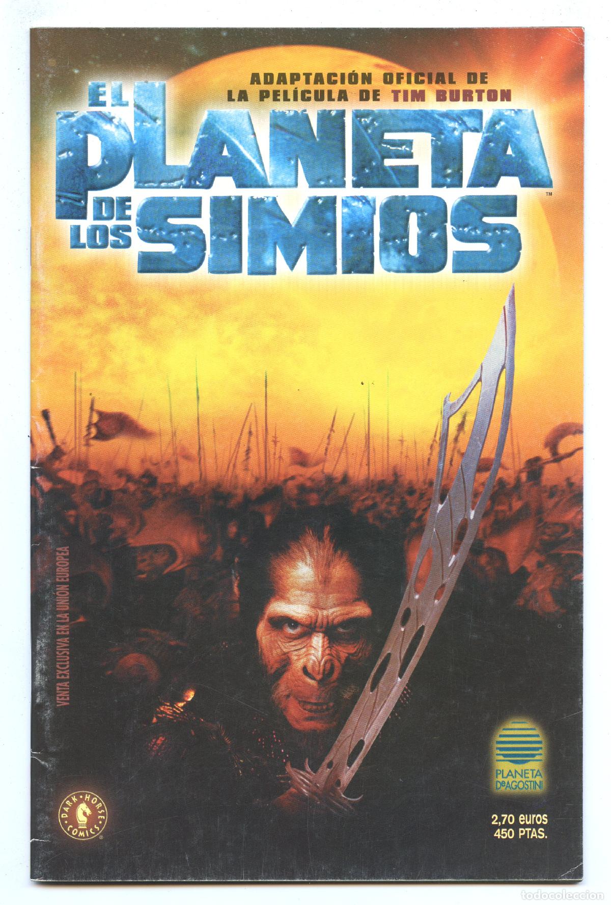 C&oacute;mics: EL PLANETA DE LOS SIMIOS - Adaptaci&oacute;n al c&oacute;mic (Planeta, 2001) - Foto 1