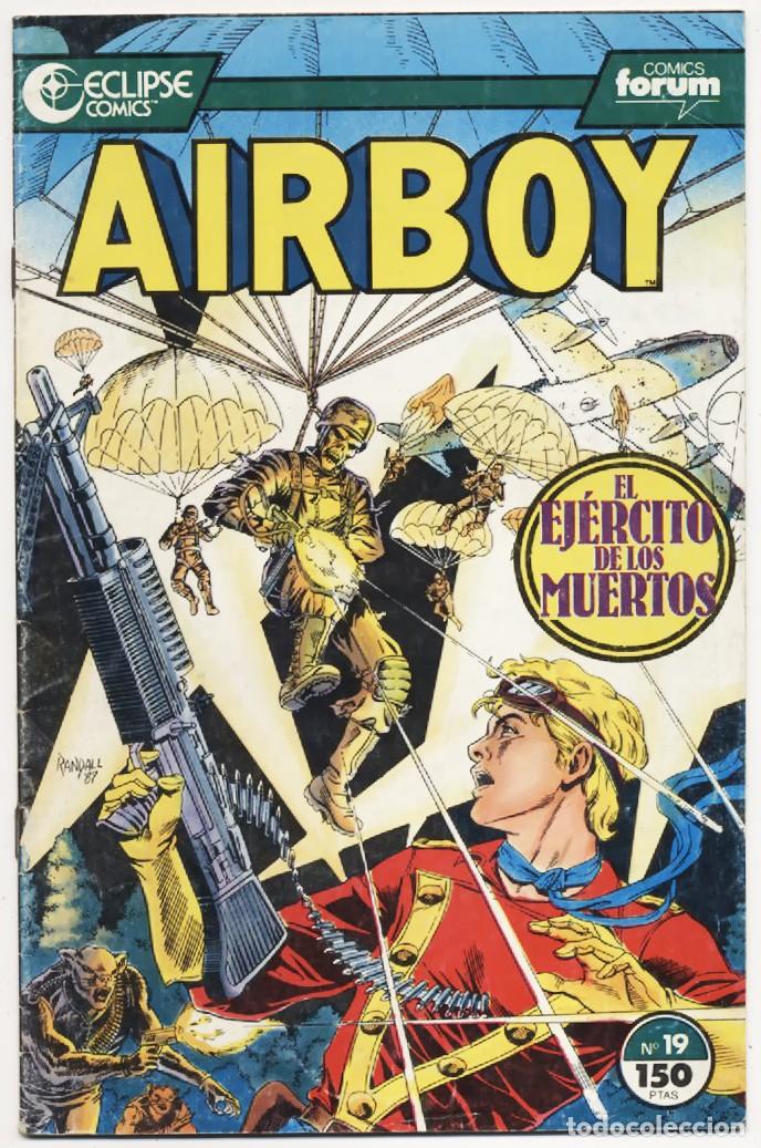 C&oacute;mics: COMIC GRAPA AIRBOY N&ordm; 19 EL EJERCITO DE LOS MUERTOS ECLIPSE COMICS FORUM PLANETA 1991 - Foto 1