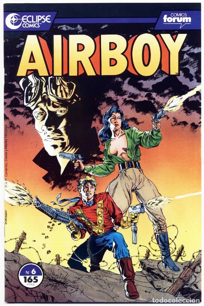 C&oacute;mics: COMIC GRAPA AIRBOY N&ordm; 6 ECLIPSE COMICS EDICIONES FORUM PLANETA 1990 NUEVO - Foto 1