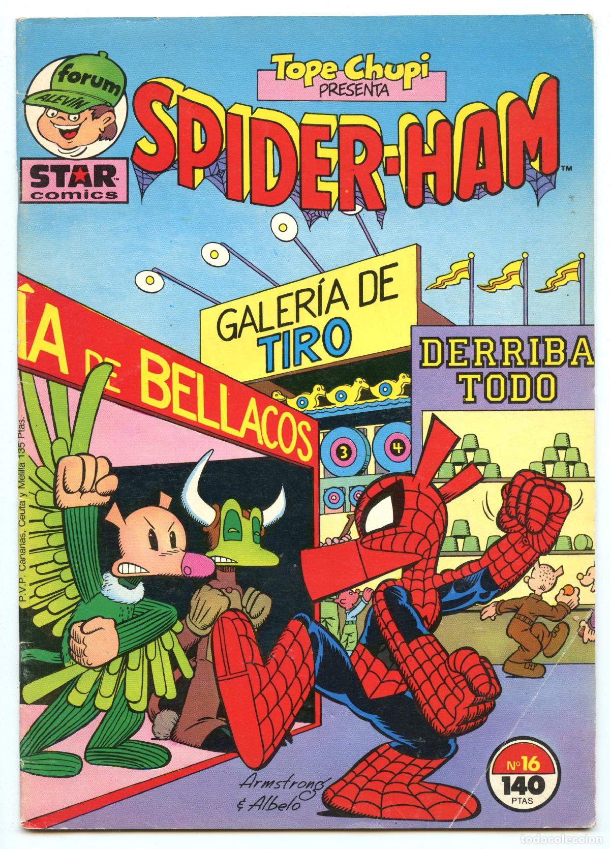C&oacute;mics: SPIDER-HAM n.16 (Planeta, 1986) - Foto 1