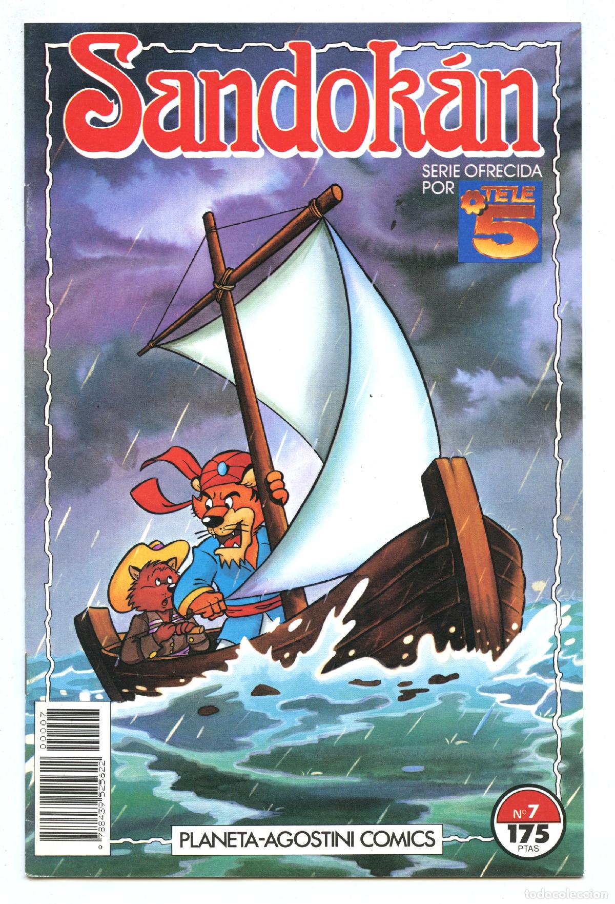 C&oacute;mics: SANDOK&Aacute;N n.7 (Planeta, 1992) - Foto 1