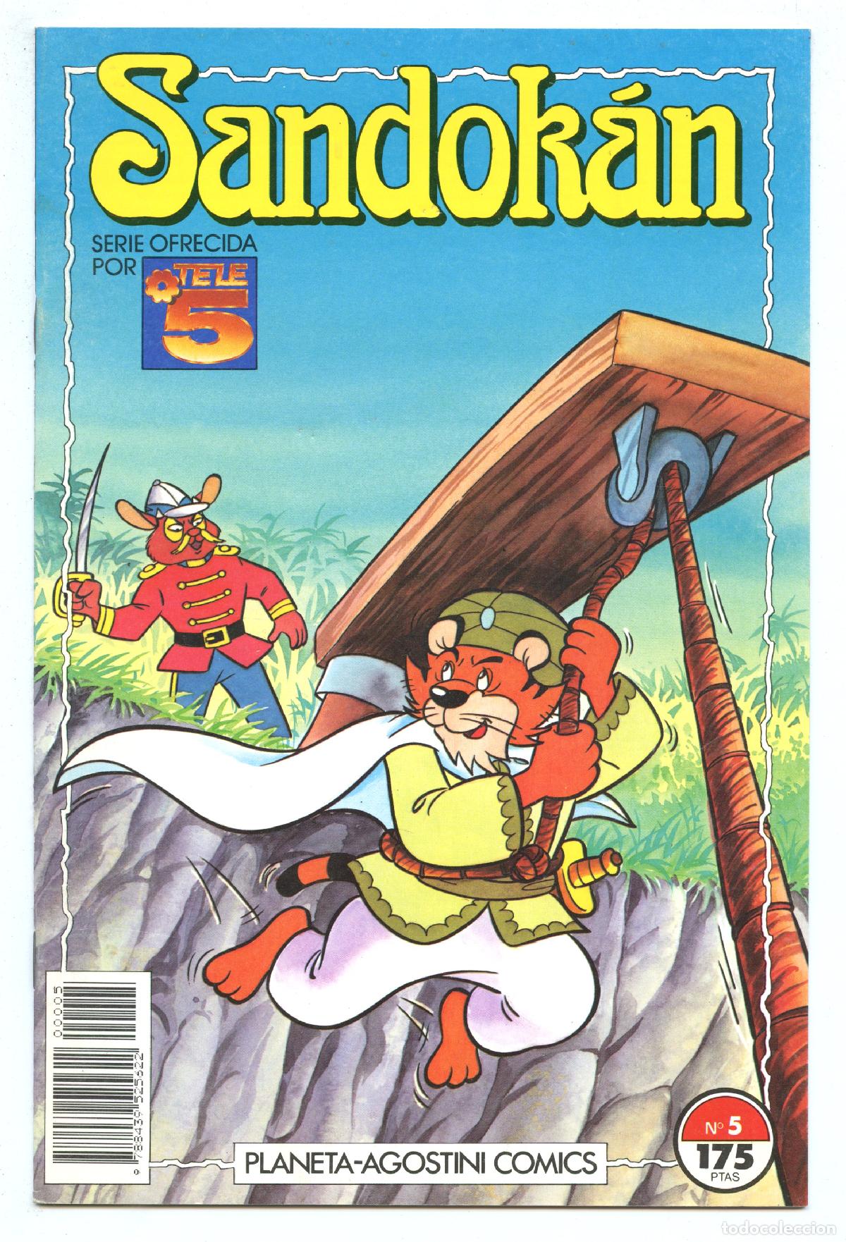 C&oacute;mics: SANDOK&Aacute;N n.5 (Planeta, 1992) - Foto 1