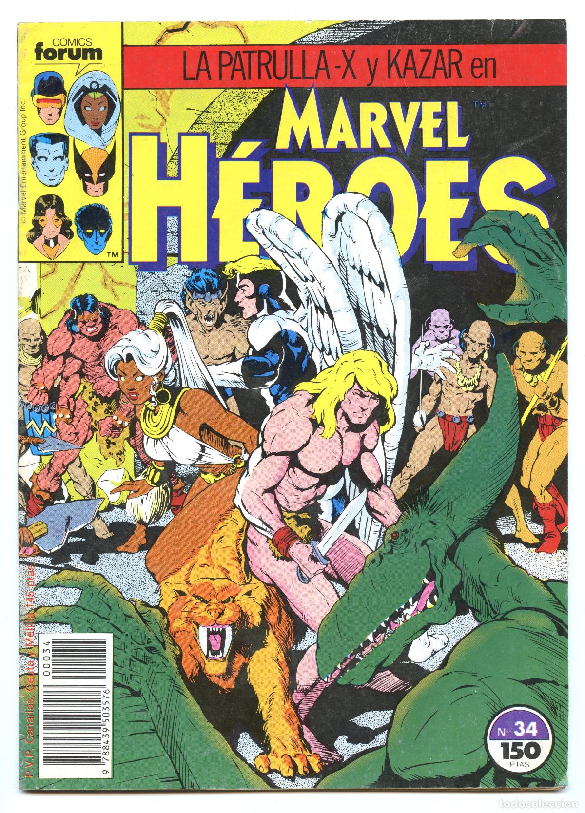 C&oacute;mics: MARVEL HEROES n.34 (Planeta, 1989) - Foto 1