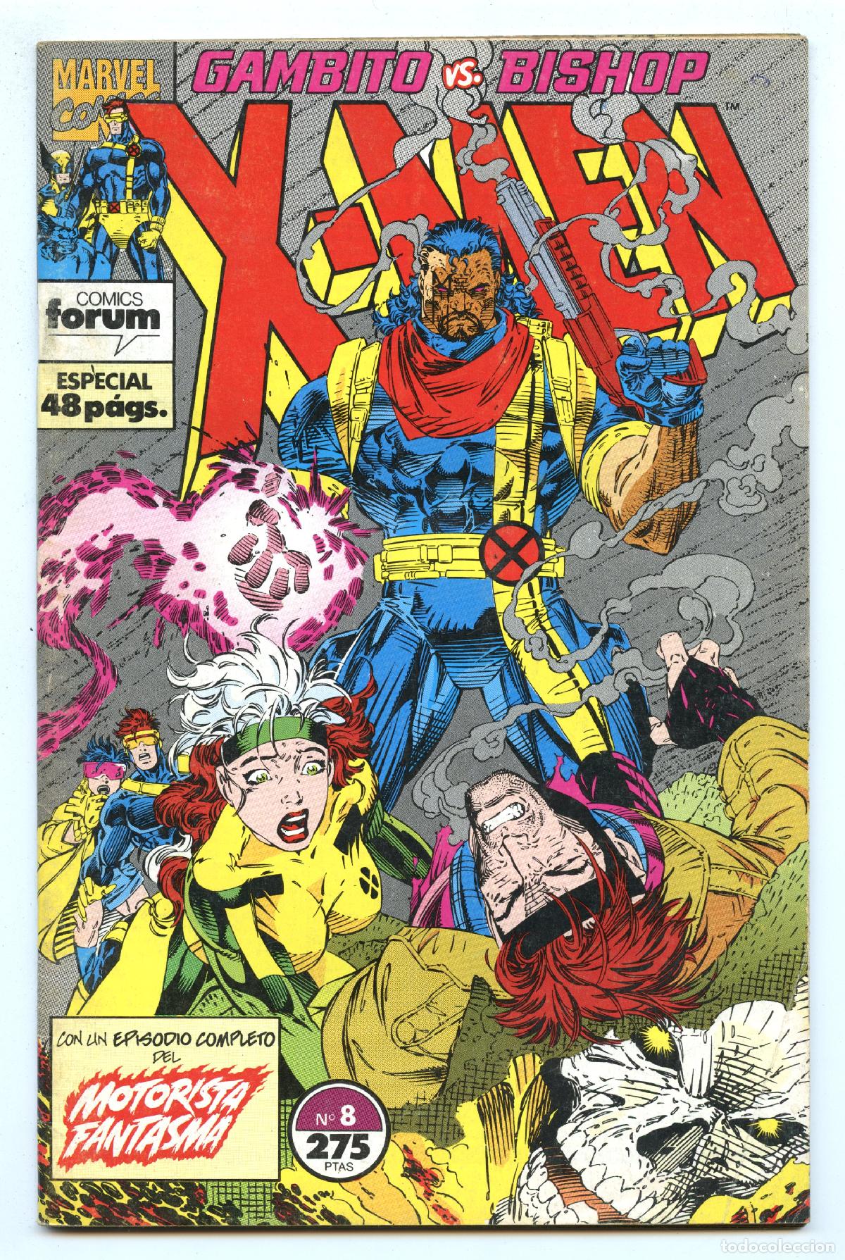 C&oacute;mics: X-MEN n.8 - GAMBITO vs BISHOP (Planeta, 1993) - Foto 1