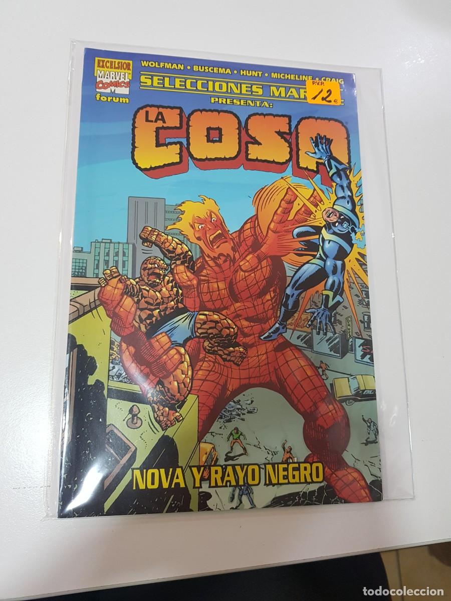 C&oacute;mics: Comic Marvel Comics forum EXCELSOR Selecciones Marvel LA COSA Nova y rayo negro - Foto 1