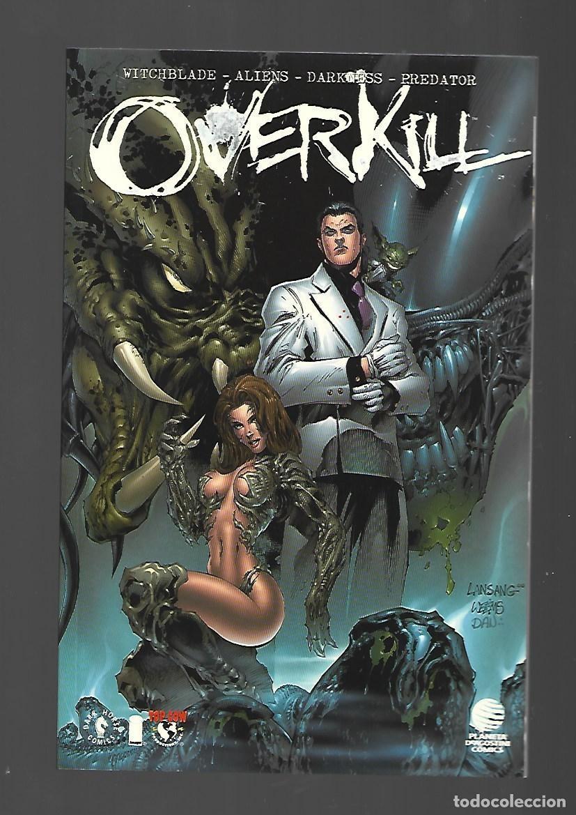 C&oacute;mics: Witchblade-Aliens-Darkness-Predator: Overkill, 2002, Planeta, impecable - Foto 1