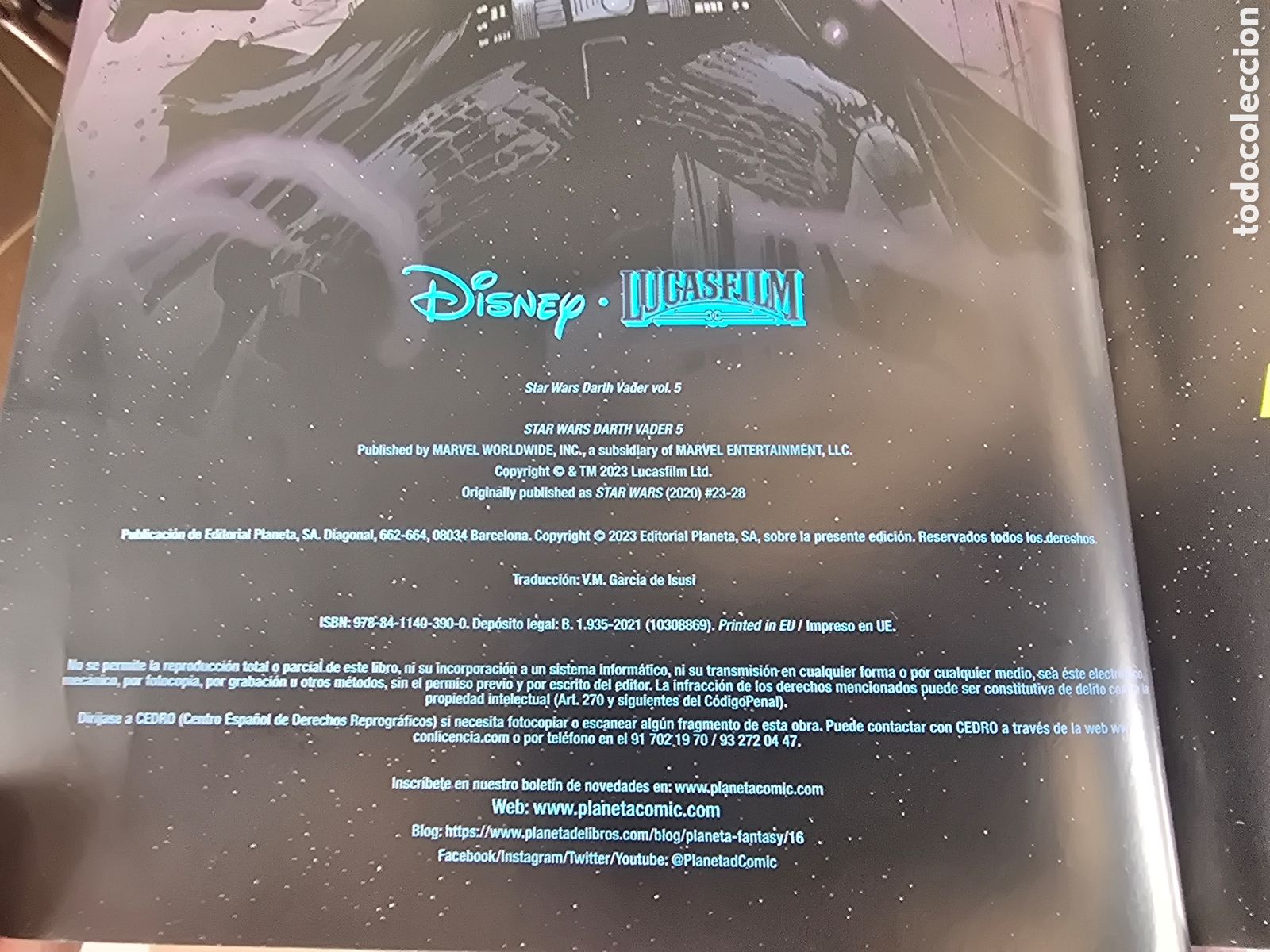 C&oacute;mics: Star Wars Darth Vader n&ordm; 05 Pak, Greg PLANETA COMICS 2023 COMIC - Foto 4